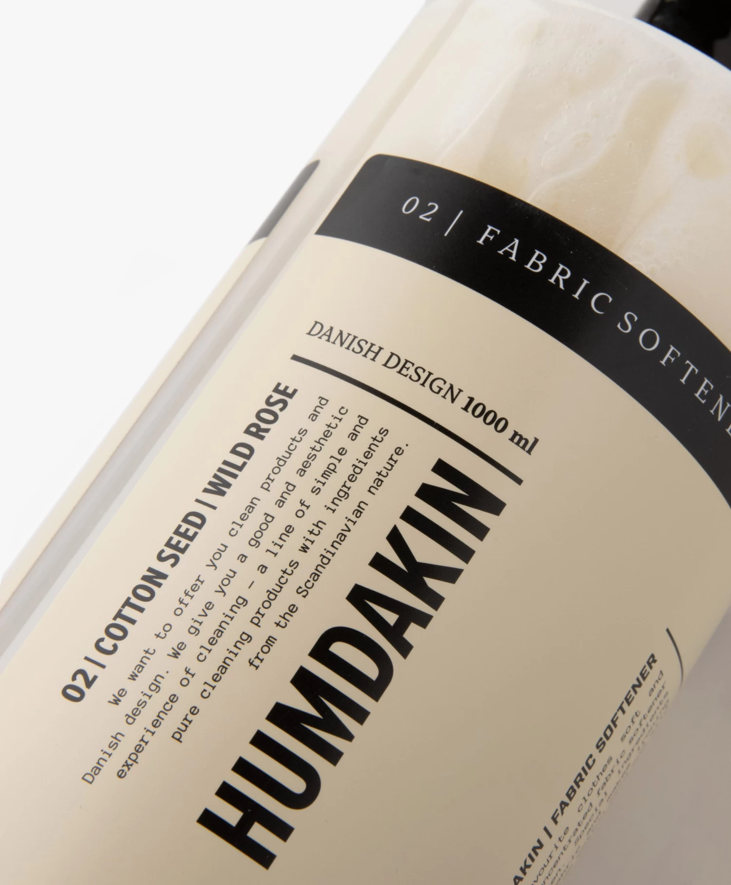 Humdakin 1000Ml Wasverzachter - Katoenzaad & Wilde Roos 4 Humdakin 1000Ml Wasverzachter - Katoenzaad & Wilde Roos - Afbeelding 2